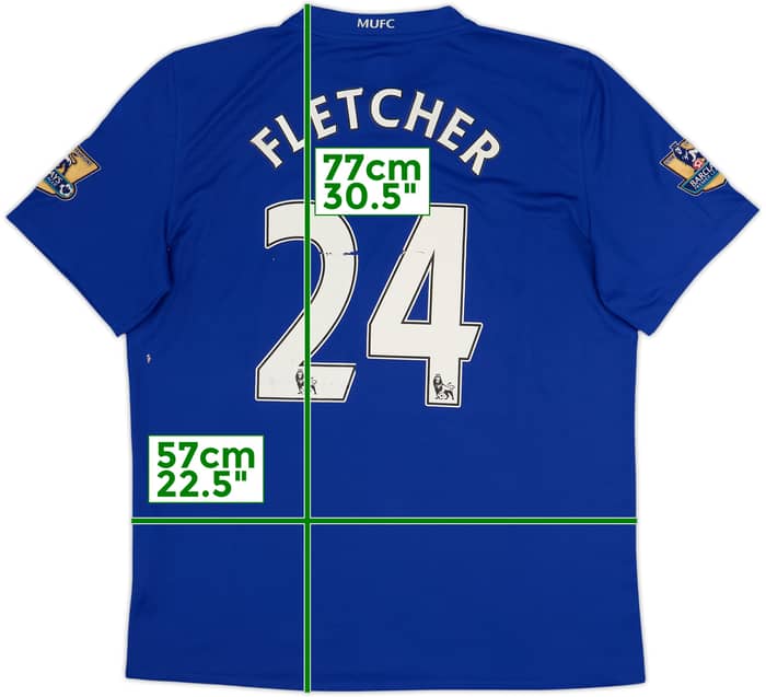 2008-09 Manchester United Third Shirt Fletcher #24 - 5/10 - (L)