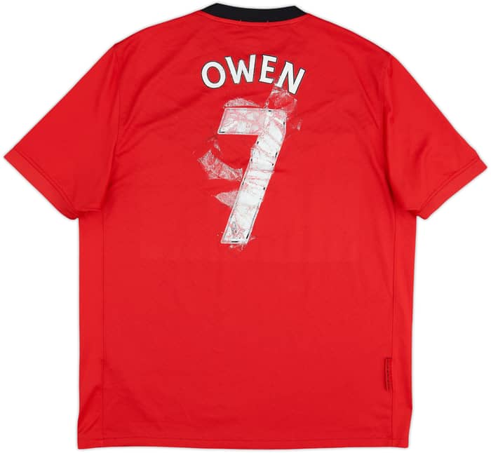 2009-10 Manchester United Home Shirt Owen #7 - 4/10 - (L)