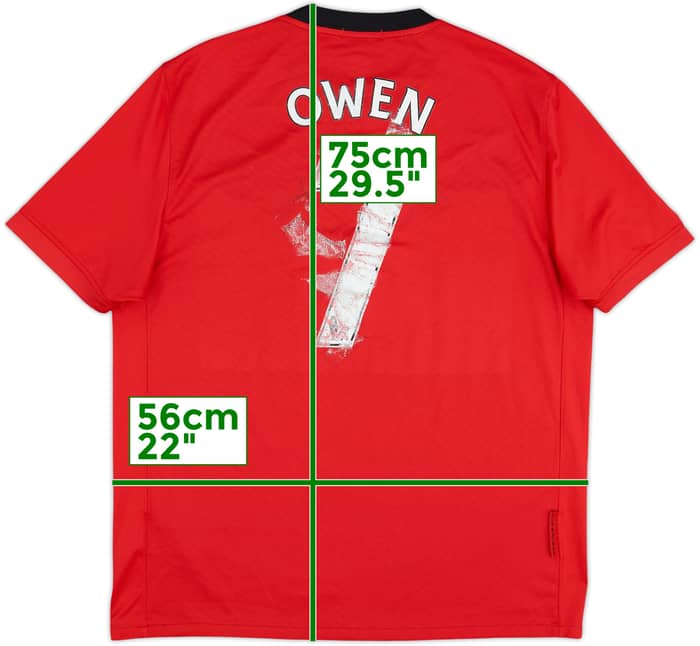 2009-10 Manchester United Home Shirt Owen #7 - 4/10 - (L)