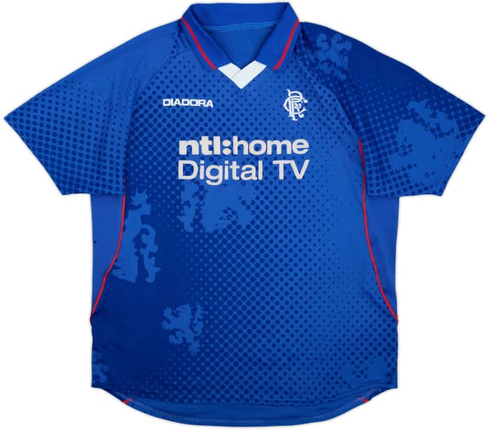 2002-03 Rangers Camiseta Local - 8/10 - (L)