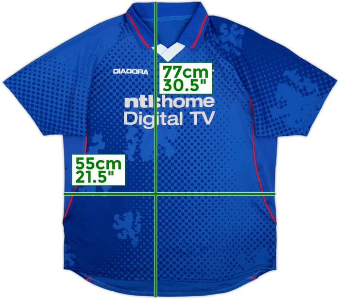 2002-03 Rangers Camiseta Local - 8/10 - (L)