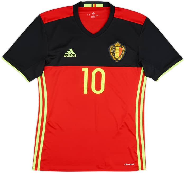 2016-17 Belgium Home Shirt E. Hazard #10 - 10/10 - (S)
