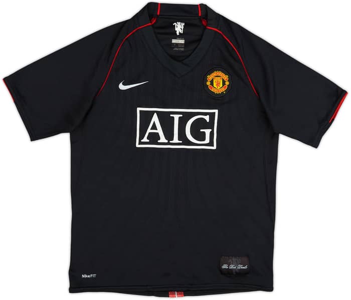 2007-08 Manchester United Away Shirt - 5/10 - (XL.Boys)