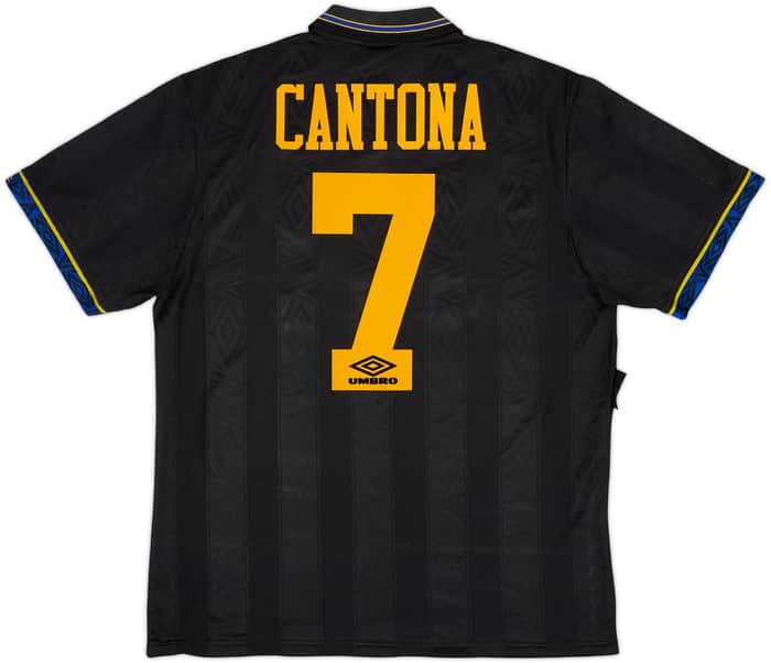 1993-95 Manchester United Away Shirt Cantona #7 - 7/10 - (L)