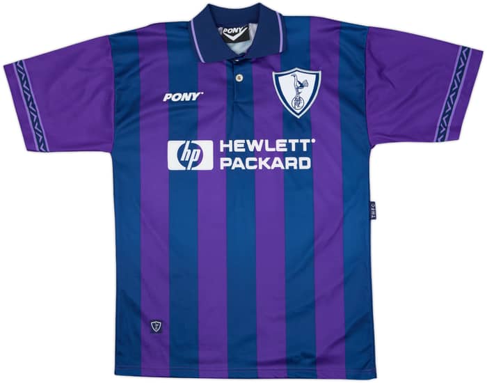 1995-97 Tottenham Away Shirt Sheringham #10 - 8/10 - (M)