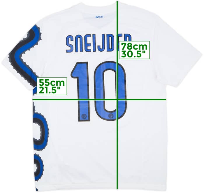 2010-11 Inter Milan Away Shirt Sneijder #10 - 7/10 - (L)