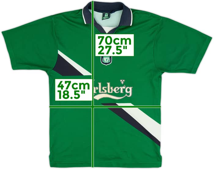 1999-00 Liverpool Away Shirt - 6/10 - (Y)