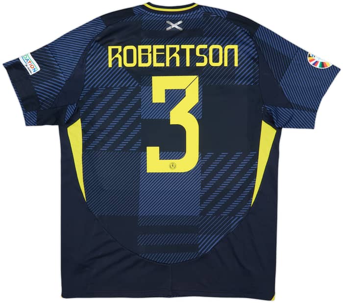 2024-25 Scotland Home Shirt Robertson #3 - 10/10 - (XL)