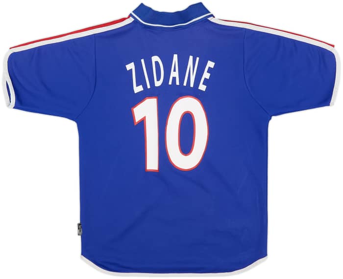 2000-02 France Home Shirt Zidane #10 - 5/10 - (XS)