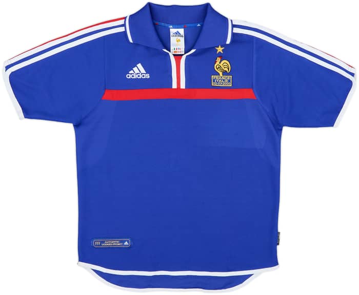 2000-02 France Home Shirt Zidane #10 - 6/10 - (L.Boys)