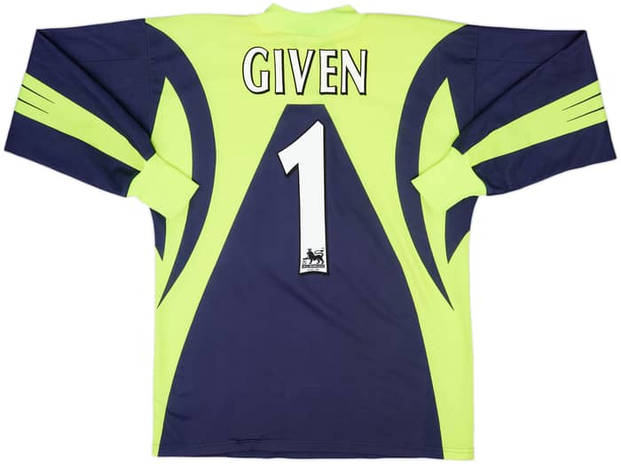 1998-99 Newcastle GK Shirt Given #1 - 7/10 - (S)