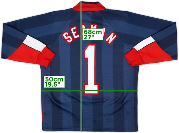 1998-99 England GK Shirt Seaman #1 - 7/10 - (Y)