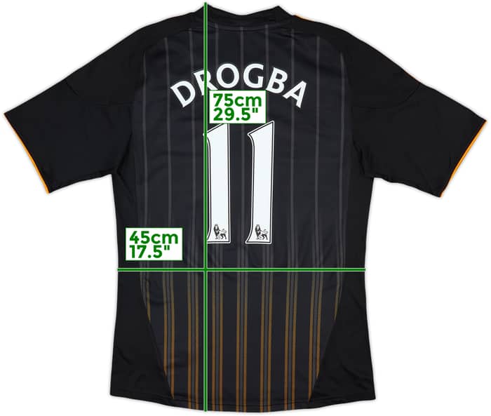 2010-11 Chelsea Away Shirt Drogba #11 - 8/10 - (S)