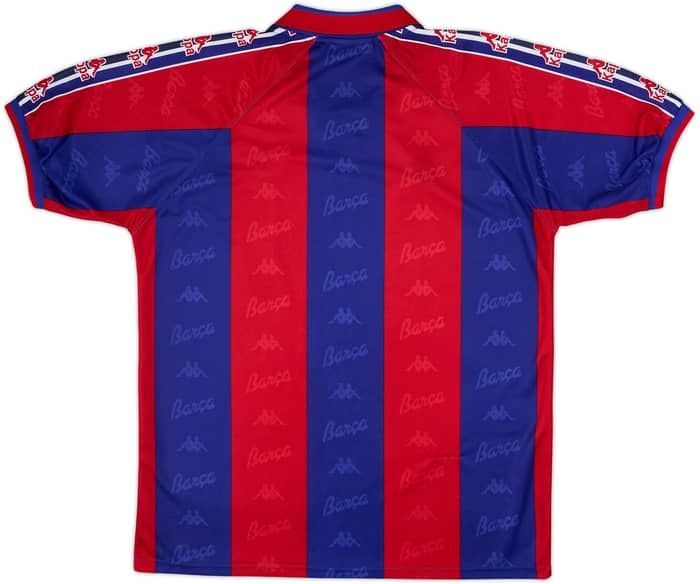 1995-97 Barcelona Home Shirt - 8/10 - (L)