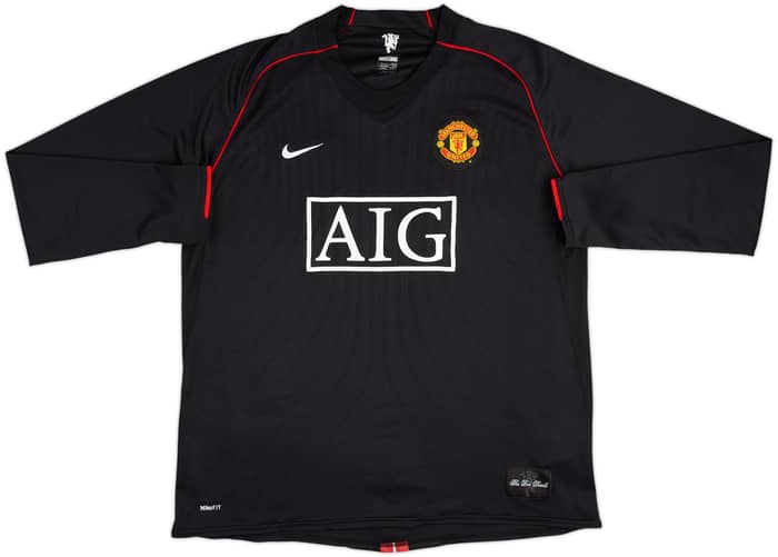 2007-08 Manchester United Away L/S Shirt Ronaldo #7 - 8/10 - (XL)