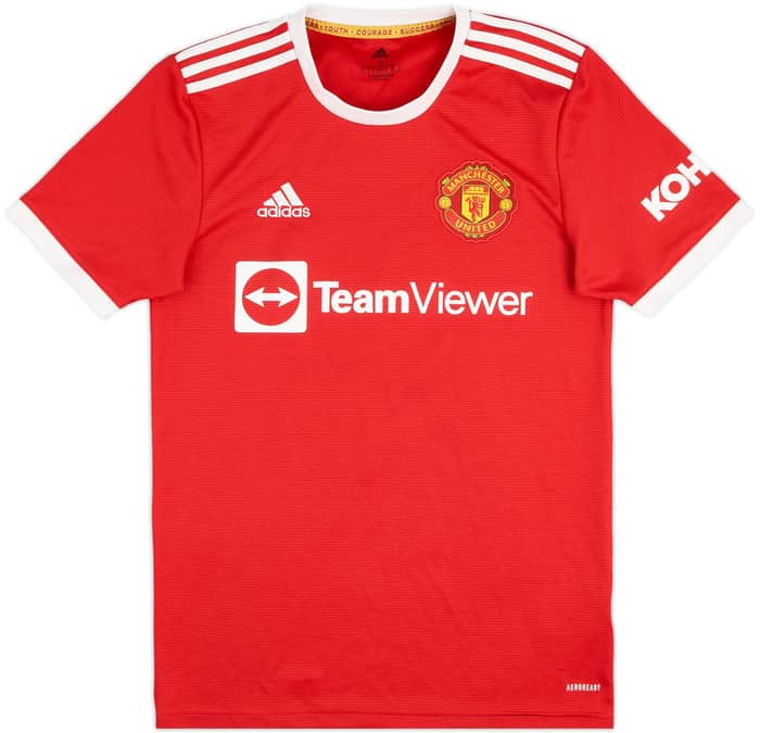 2021-22 Manchester United Home Shirt Sancho #25 - 7/10 - (S)