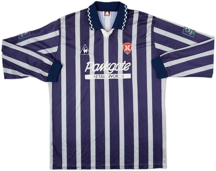 1996-97 Rotherham Match Issue Away L/S Shirt #12