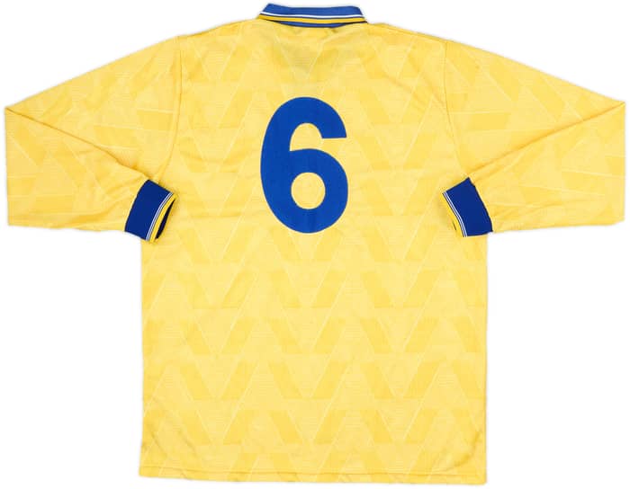 Camiseta de visitante de manga larga versión de partido del Guiseley 1992-93 #6