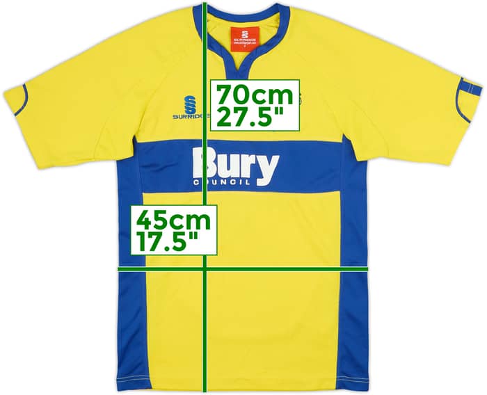 Camiseta de visitante del Bury 2012-13 #4 - 8/10 - (Y)