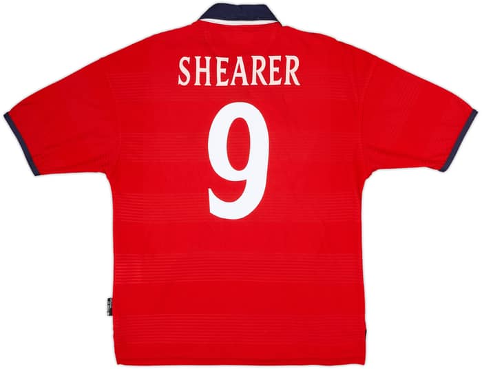 1999-01 England Away Shirt Shearer #9 - 8/10 - (M)
