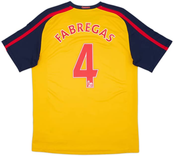 2008-09 Arsenal Away Shirt Fabregas #4 - 5/10 - (M)