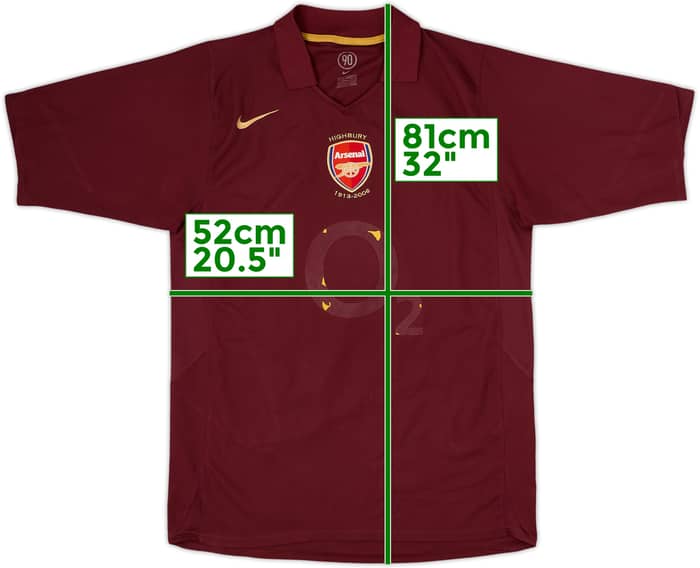 2005-06 Arsenal Home Shirt - 4/10 - (M)