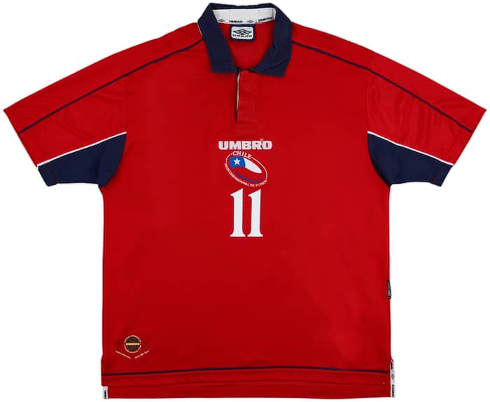 2000-01 Chile Home Shirt Salas #11 - 10/10 - (XL)