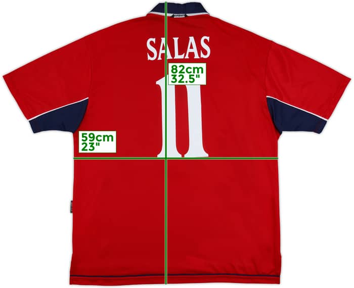 2000-01 Chile Home Shirt Salas #11 - 10/10 - (XL)