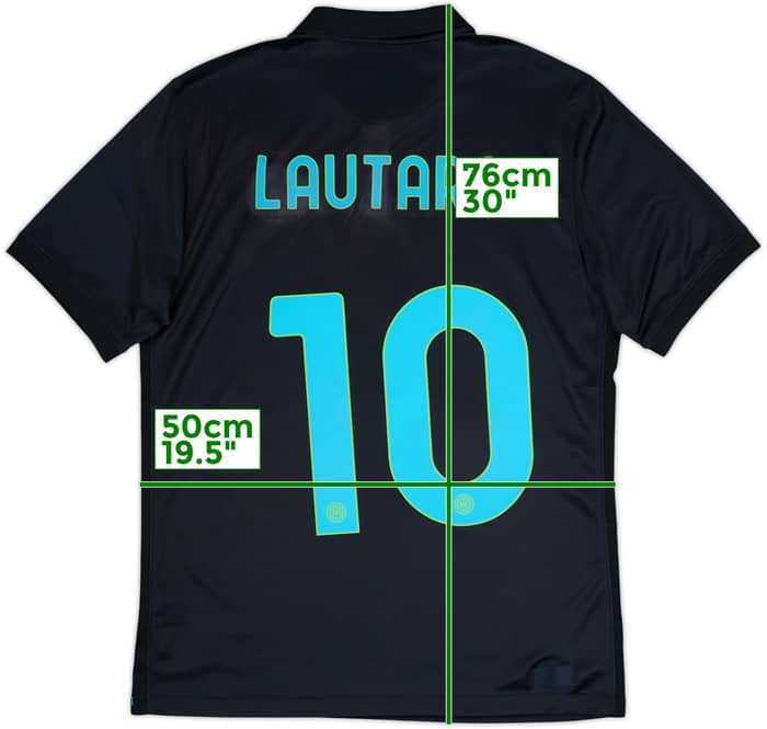 2021-22 Inter Milan Third Shirt Lautaro #10 - 7/10 - (M)
