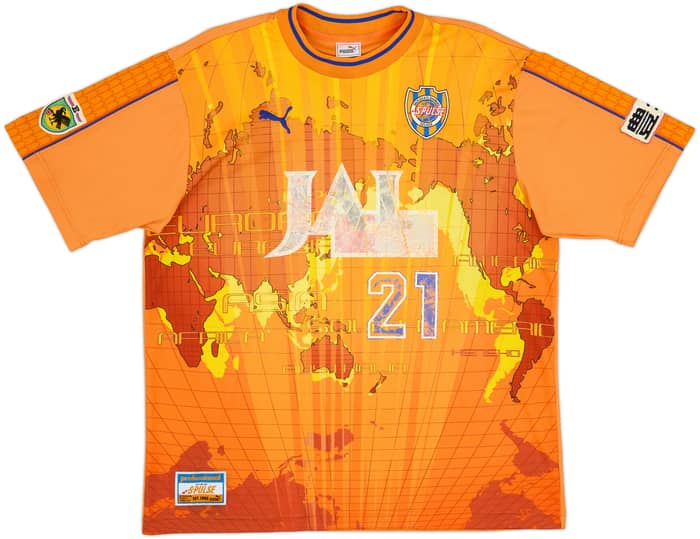Camiseta de local del Shimizu S-Pulse 2002-04 Takagi #21 - 4/10 - (XL)