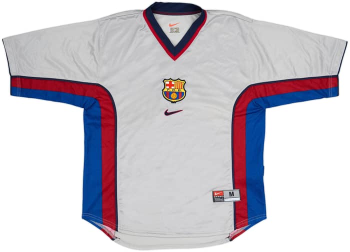 1999-01 Barcelona Away Shirt Rivaldo #11 - 8/10 - (M)
