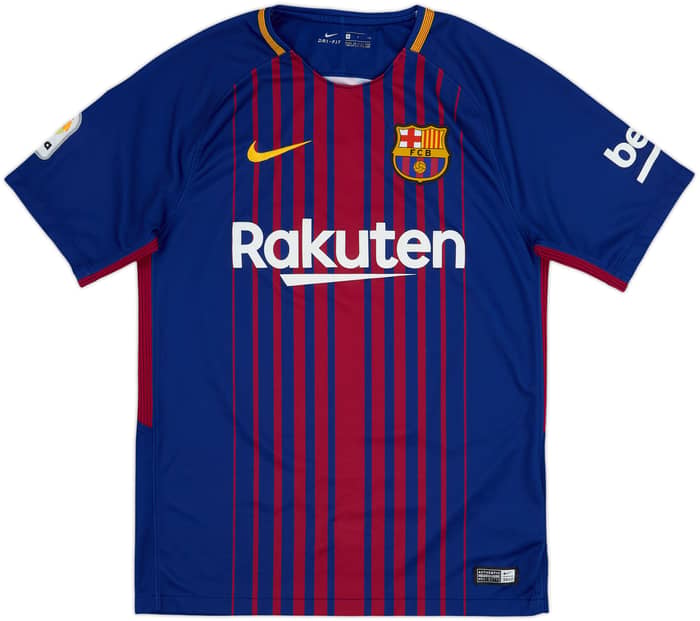 2017-18 Barcelona Home Shirt Messi #10 - 7/10 - (S)