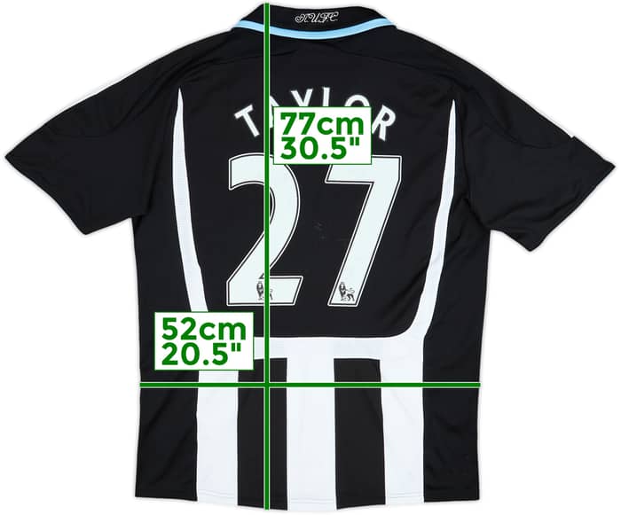 2007-09 Newcastle Home Shirt Taylor #27 - 7/10 - (M)