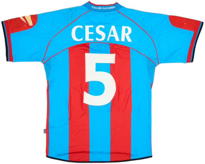 2005-07 Catania Home Shirt Cesar #5 - 5/10 - (L)