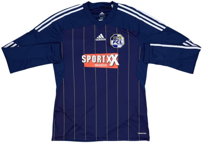 2011-12 Luzern Youth Match Issue Home L/S Shirt #16