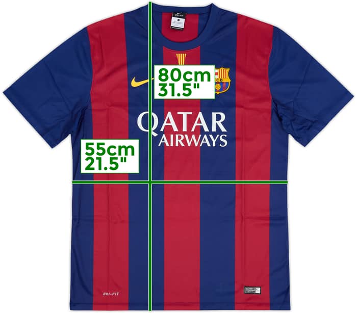 2014-15 Barcelona Basic Home Shirt - 5/10 - (L)