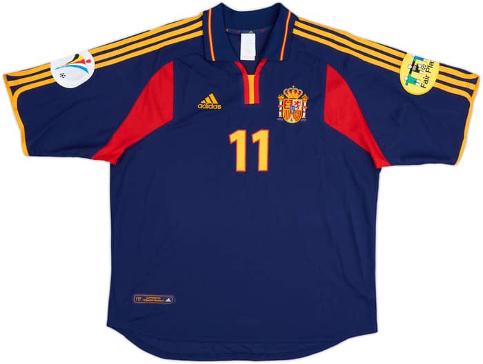 2000-02 Spain Away Shirt Alfonso #11 - 7/10 - (XL)