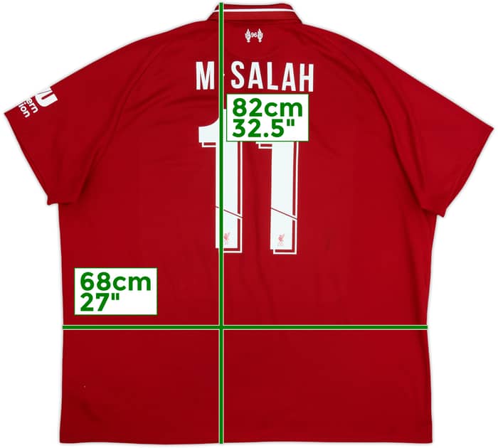 2018-19 Liverpool Home Shirt M.Salah #11 - 5/10 - (3XL)