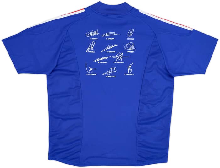 2002-04 France 'Signed' Home Shirt - 9/10 - (XL)