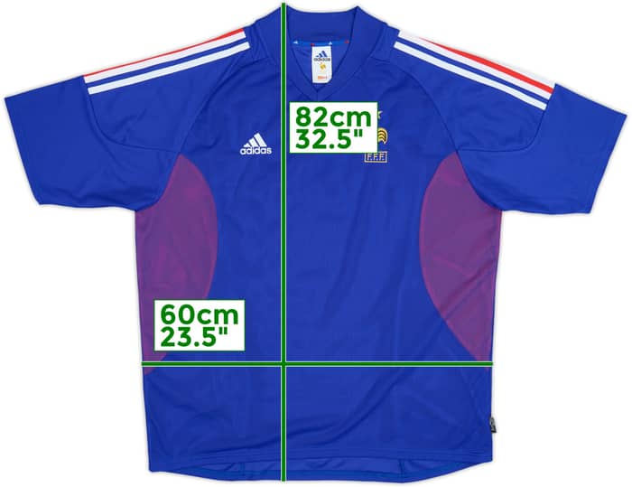 2002-04 France 'Signed' Home Shirt - 9/10 - (XL)