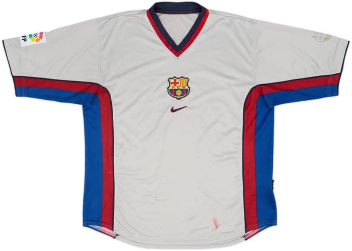 1999-01 Barcelona Away Shirt Rivaldo #11 - 5/10 - (XL)