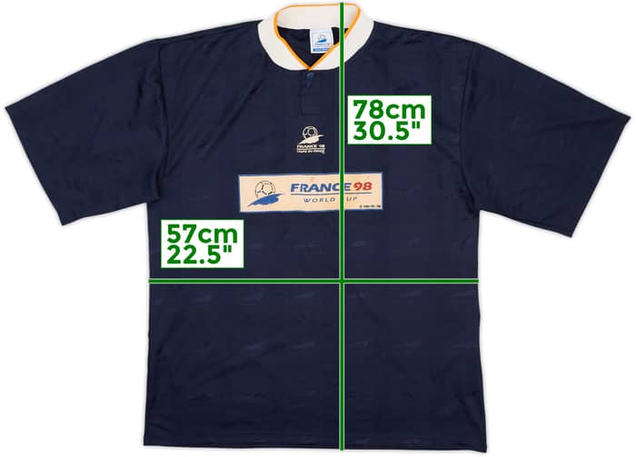 1998 France 98 Coupe du Monde Shirt - 6/10 - (L)