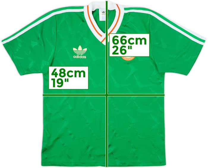 1990-92 Ireland Home Shirt - 8/10 - (S)