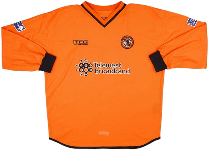 2001-02 Dundee United Match Issue Home L/S Shirt Wilson #39