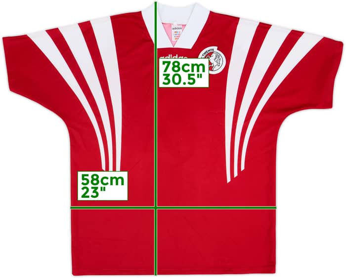 1996-97 FC Twente European Home Shirt #2  - 8/10 - (L)