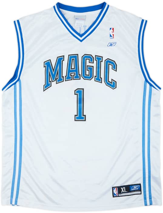 2003-04 Orlando Magic McGrady #1 Reebok Home Jersey - 8/10 - (XL)