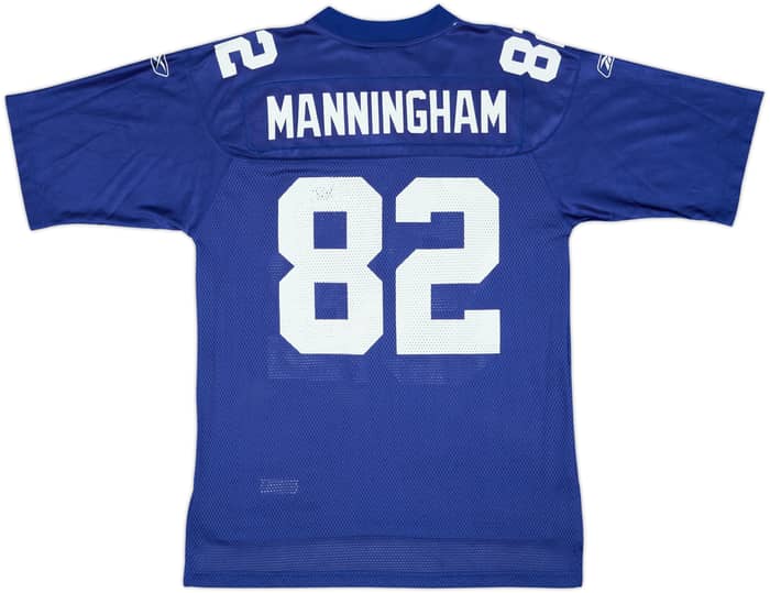 2008 New York Giants Manningham #82 Reebok On Field Home Jersey - 9/10 - (M)