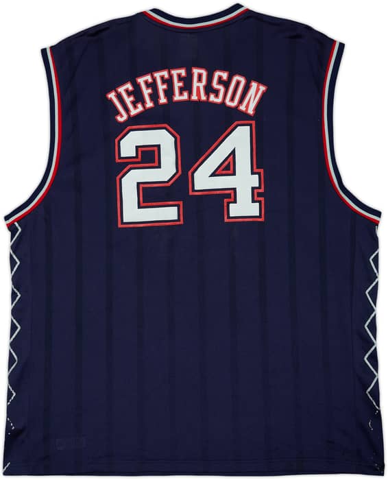 2002-06 New Jersey Nets Jefferson #24 Reebok Away Jersey - 4/10 - (XXL)