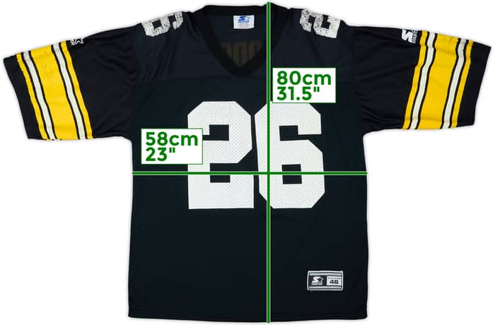 1992-96 Pittsburgh Steelers Woodson #26 Starter Home Jersey - 5/10 - (M)