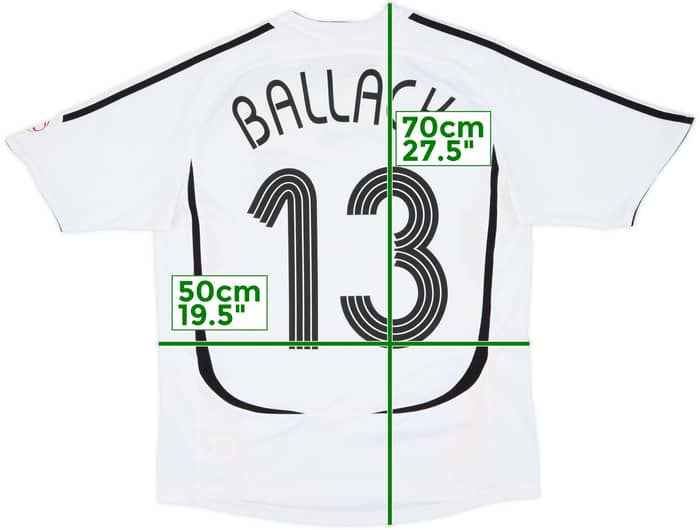 2005-07 Germany Home Shirt Ballack #13 - 8/10 - (XL.Boys)